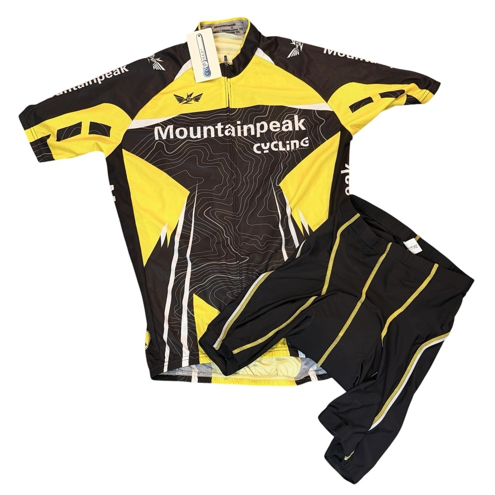 Mountainpeak Cycling Jersey Set Mens XL XXL MTB Road Bike Racing Kit